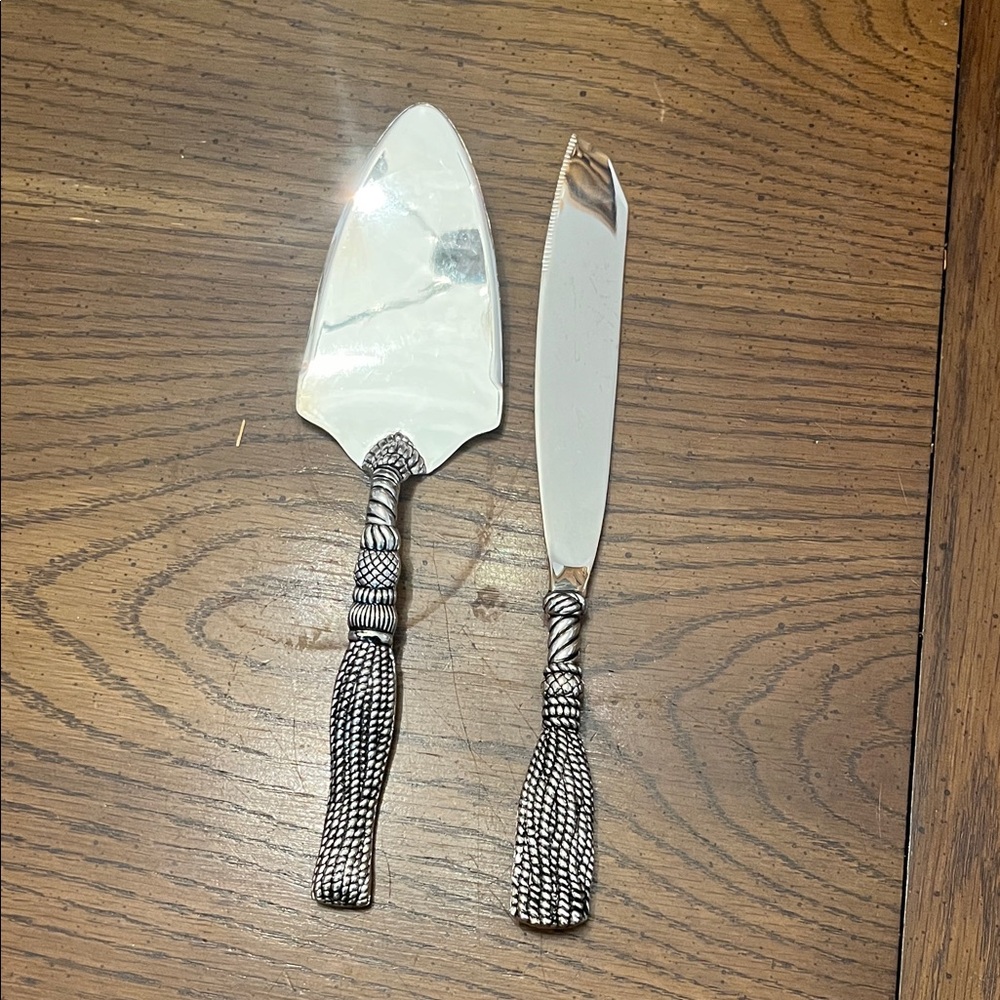 Silea cake knife‎ and server set